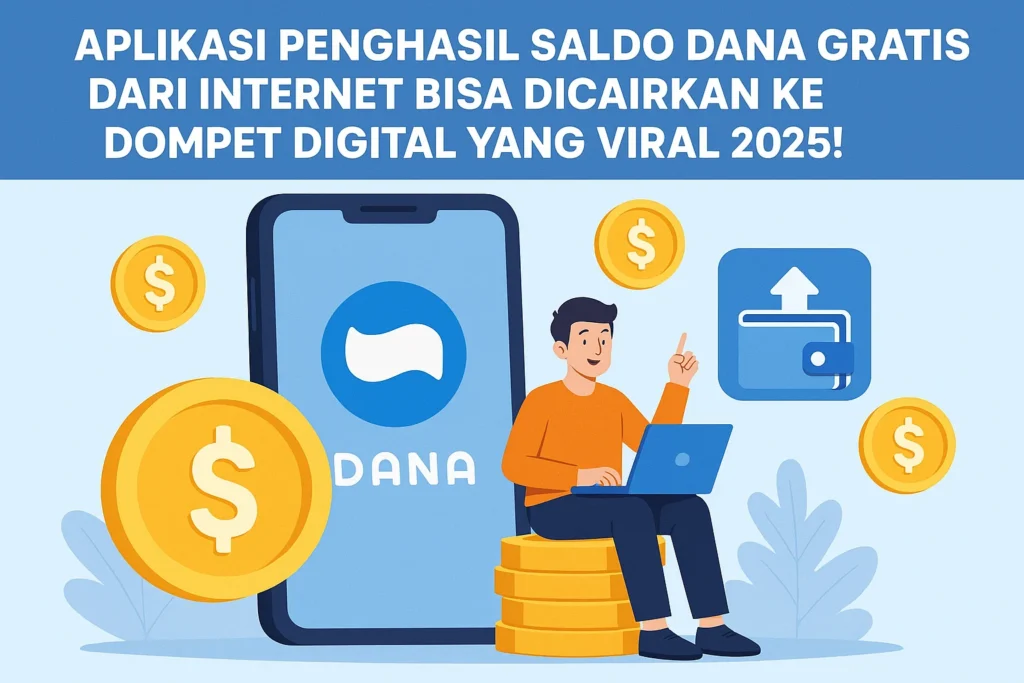 Aplikasi Penghasil Saldo DANA Gratis dari Internet Bisa Dicairkan ke