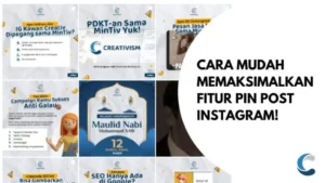 Cara Mudah Memaksimalkan Fitur Pin Post Instagram! - Creativism