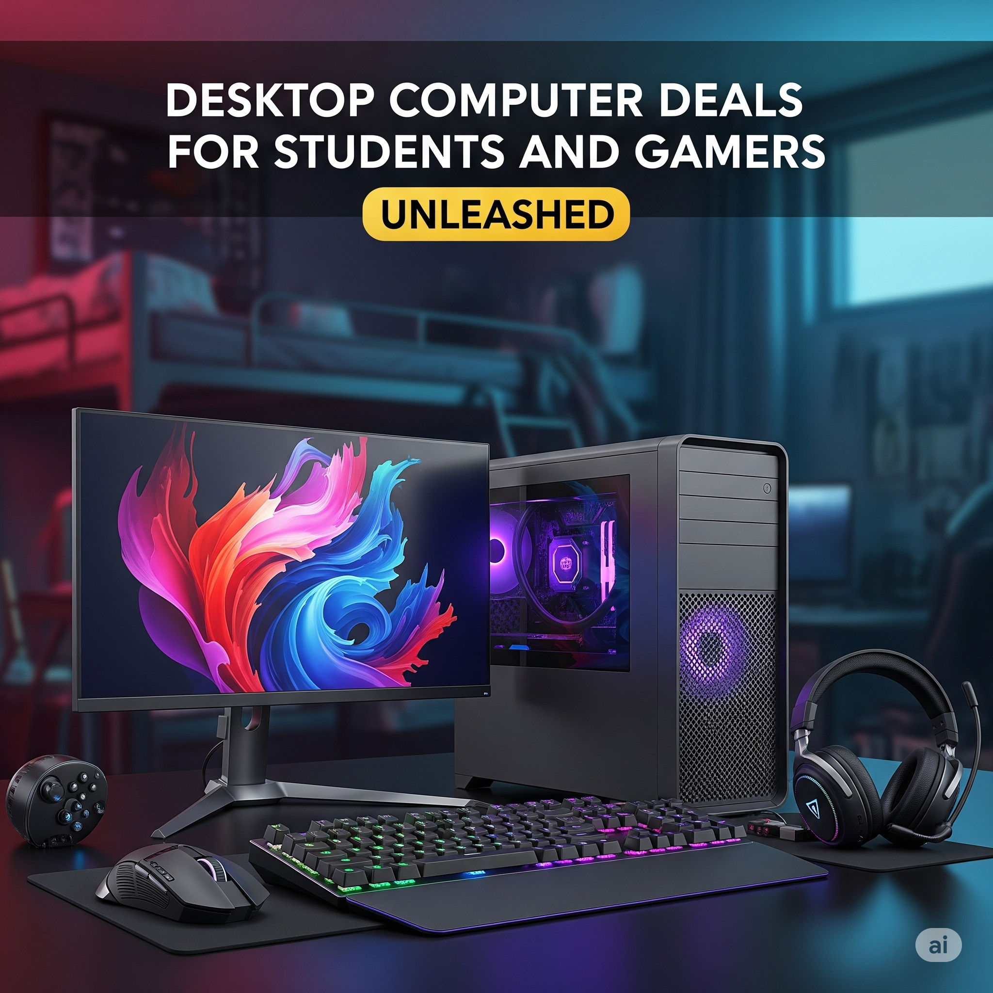 Desktop Computer Deals for Students and Gamers Unleashed