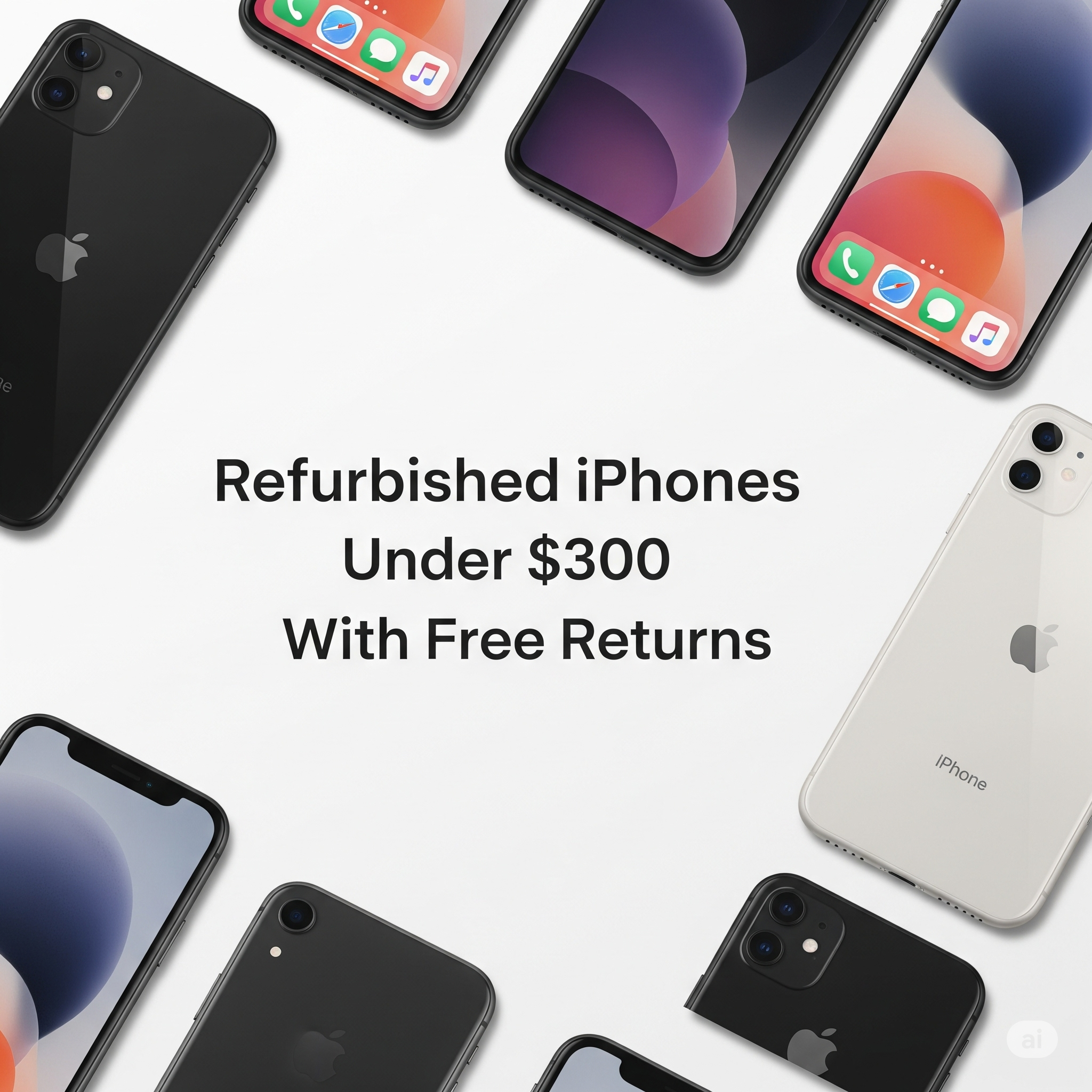 Refurbished iPhones Under $300 With Free Returns