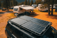 Vehicle Solar Charger for Road Trips and Camping